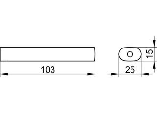 Держатель для запасного рулона туалетной бумаги Keuco Edition 11563050000 никель шлифованный
